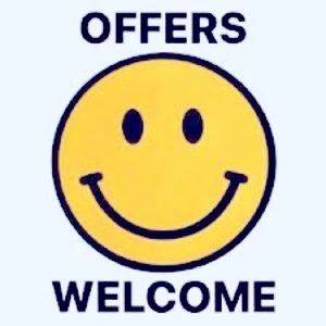 OFFERS ARE WELCOME!! Bundle any 2 or more items & save 15%, save on shipping